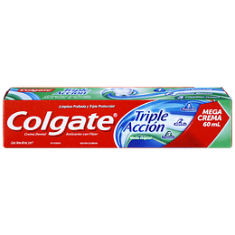 Crema Dental Colgate Triple Accion 60 ml