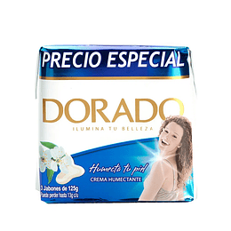 Jabon Dorado 125 gr x 3 Crema Humectante
