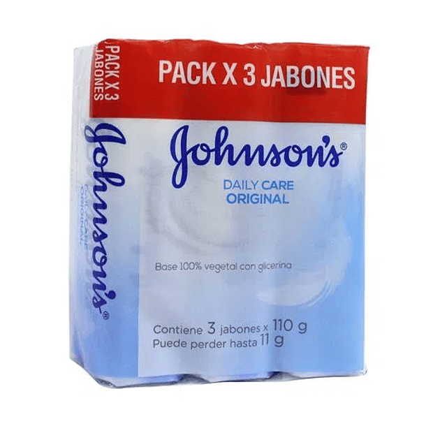 Jabon Jhonsons 110 gr x 3 Body Original