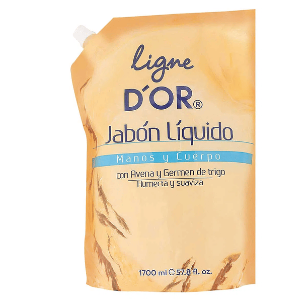 Jabon Manos Liquido 1700 ml Dor Avena