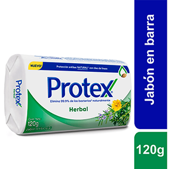 Jabon Protex Unidad 120gr Herbal