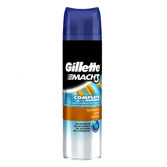 Gel Para Afeitar Gillette Mach 3 200 ml Complete Defense