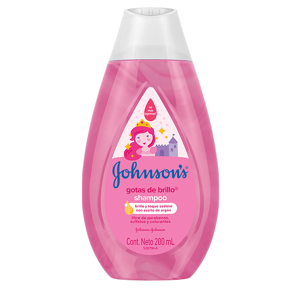 Shampoo Johnsons 200 ml Gotas de Brillo