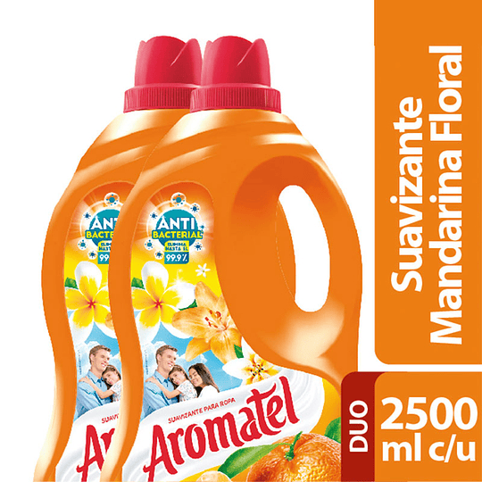 Suavzante Aromatel 2500ml x2 Mandarina