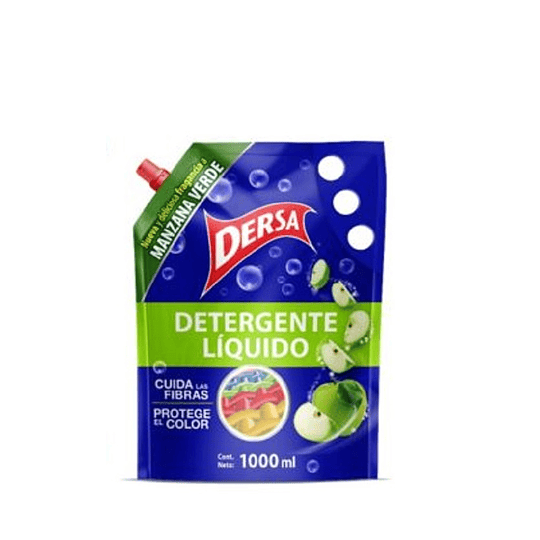 Detergente Liquido Dersa 1000 ml Manzana