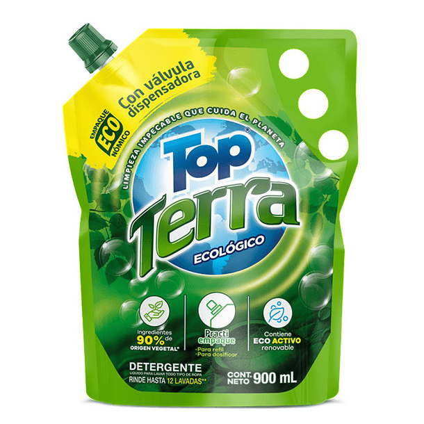Detergente Liquido Top Terra 900 ml