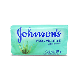 Jabon Johnsons 125 gr Aloe Y Vitamina E