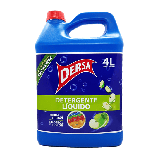 Detergente Liquido Dersa 4000 ml Manzana