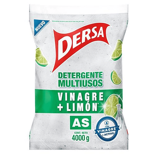 Detergente AS 4000 gr Vinagre Limon