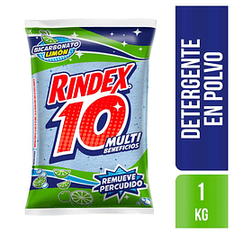 Detergente Rindex 10 1000gr Limon
