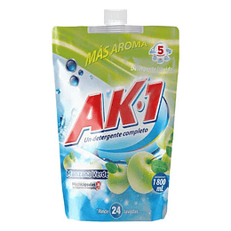 Detergente Liquido AK-1 1800 ml Manzana