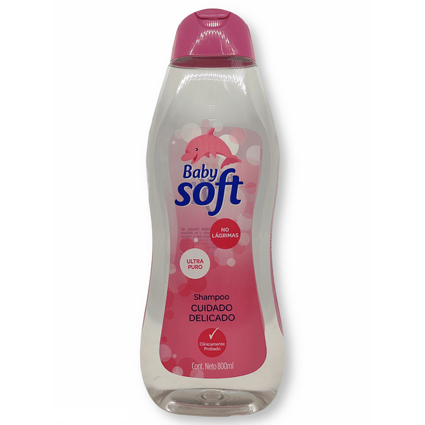 Shampoo Baby Soft 800ml Cuidado Delicado