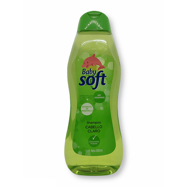 Shampoo Baby Soft 800ml Cabello Claro