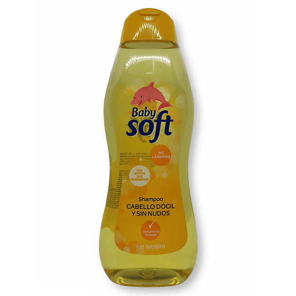 Shampoo Baby Soft 800ml Cabello Docil