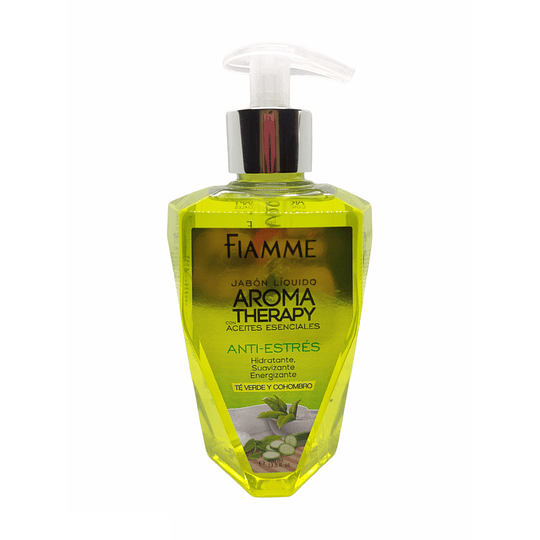 Jabon Corporal Fiamme Aroma Therapy 400 ml Te Verde & Cohombro