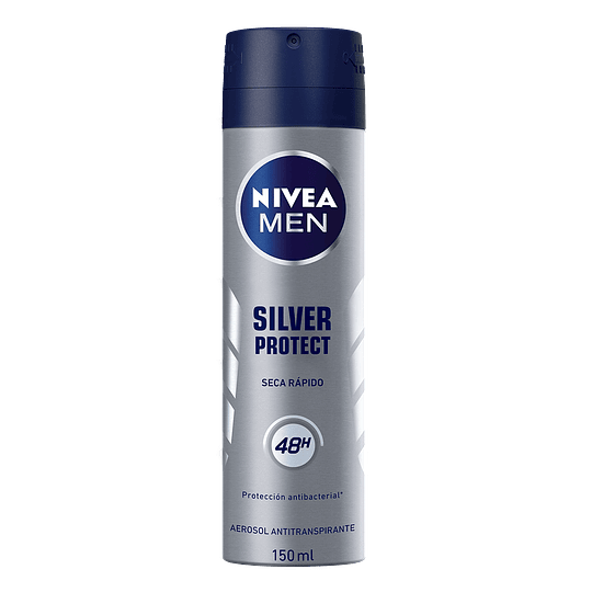 Desodorante Nivea Men Aerosol 150 ml Silver Protect