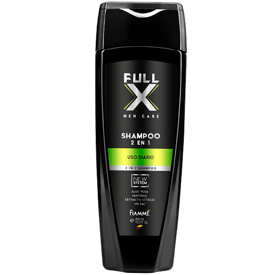 Shampoo Fiamme Full X 400 ml 2 EN 1