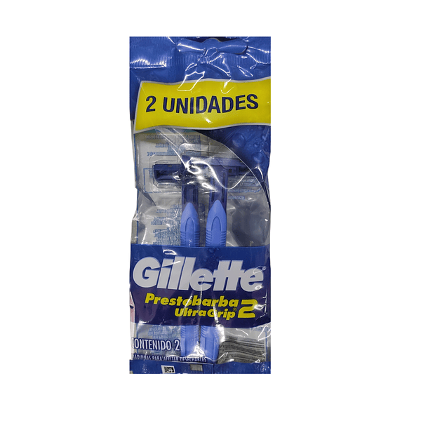 Cuchilla Afeitar Gillette Prestobarba 2 Ultragrip 2 Unidades