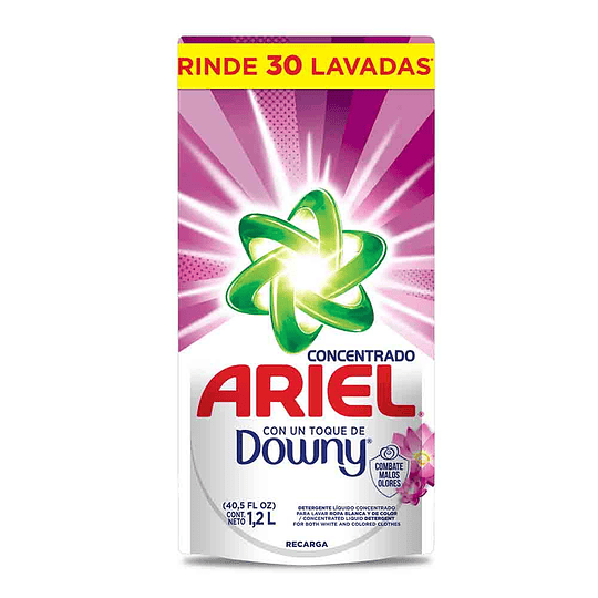 Detergente Liquido Ariel 1200 ml Doypack Downy