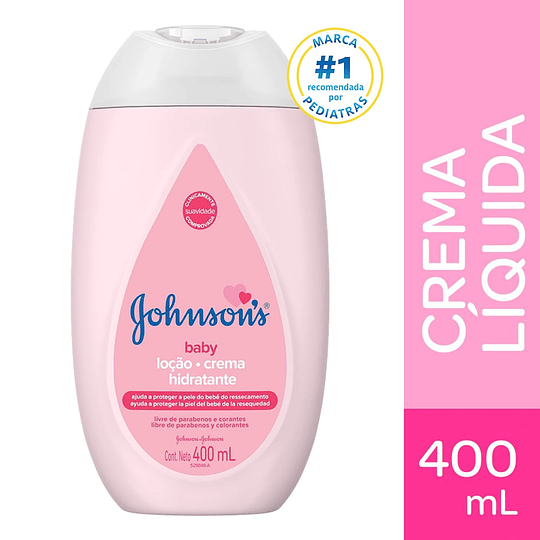 Crema Jhonsons 400 ml Baby Hidratante