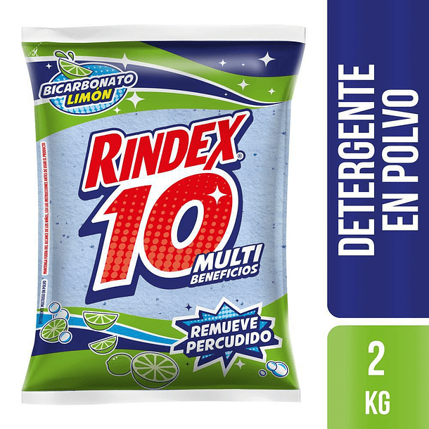 Detergente Rindex 10 2000 gr Limon