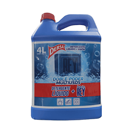 Detergente Liquido Dersa 4000 ml + Jabon Rey