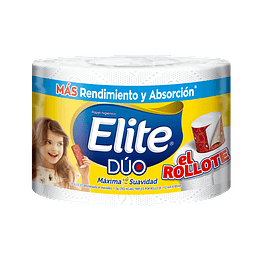 Papel Higienico Elite Duo El Rollote Unidad