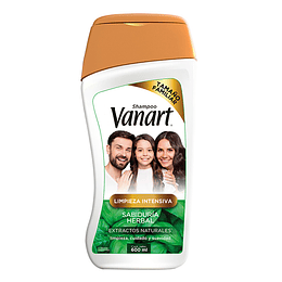 Shampoo Vanart 600 ml Limpieza intensiva Herbal