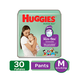 Pañal Huggies Pants Etapa 2 30 Unidades