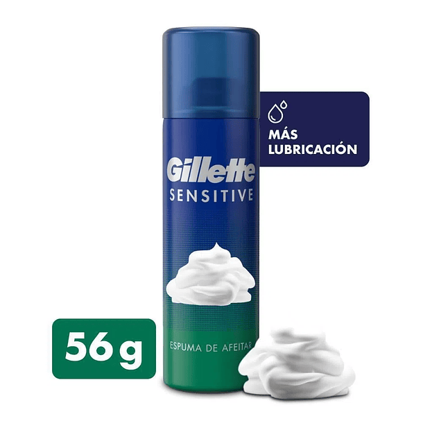 Espuma Para Afeitar Gillette 56 Gr Sensitive