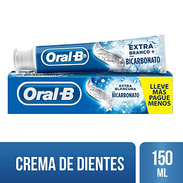 Crema Dental Oral B 150 Gr Con Bicarbonato