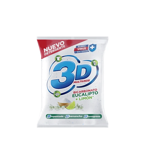 Detergente 3D 500 Gr Eucalipto Limon