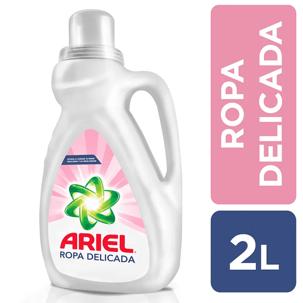 Detergente Liquido Ariel 2000 ml Ropa Delicada