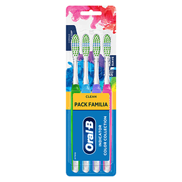 Cepillo Dental Oral B 4 Unidades Indicator Color Collection