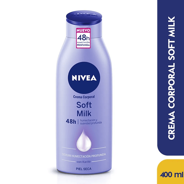 Crema Nivea Corporal 400 ML Soft Milk