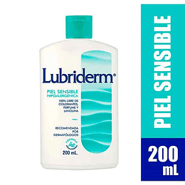 Crema Lubriderm 200 ml Piel Sensible