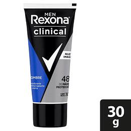 Desodorante Rexona Clinical Crema Hombre 30 gr Clean