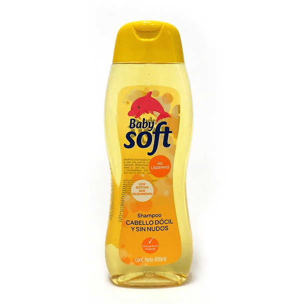 Shampoo Baby Soft 400 ml Cabello Docil