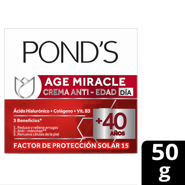 Crema Ponds Age Miracle Dia 50 gr