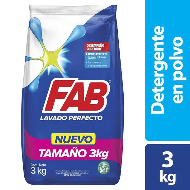 Detergente Fab 3000 Gr Original