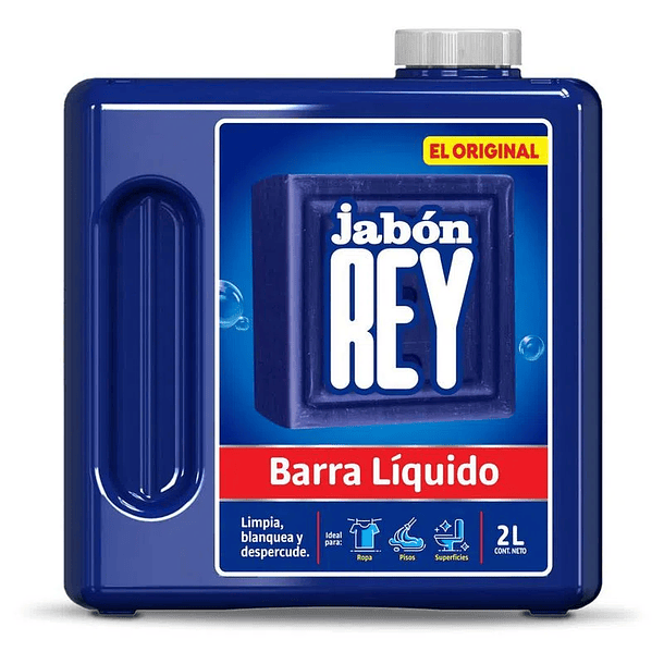 Jabon Rey Barra Liquido 2000 ml