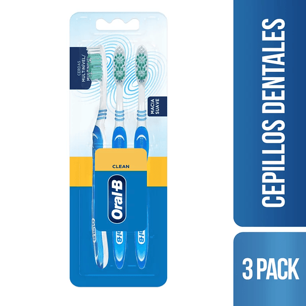 Cepillo Dental Oral B Complete Clean 3 Unidades Oferta