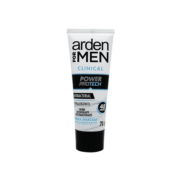 Desodorante Arden For Men Clinical 70 Gr Crema Power Pro Tech