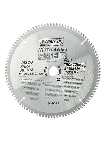 Discos Banco Sierra Kamasa 10 100 Dientes-envios Gratis 1