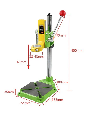Prensa Taladro Soporte Pedestal Porta Taladro Banco 3