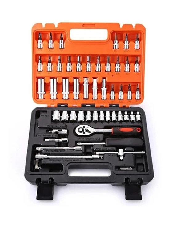 Juego Caja Set Dados Con Chicharra 1/4 53 Piezas 1