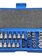 Juego De Dados Torx Tipo Estrella Macho Y Hembra 3/8  34pcs - Miniatura 1