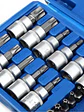 Juego De Dados Torx Tipo Estrella Macho Y Hembra 3/8  34pcs - Miniatura 7