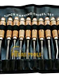 Set 12 Gubias Profesional Acero Mango Madera + Estuche Cuero - Miniatura 1