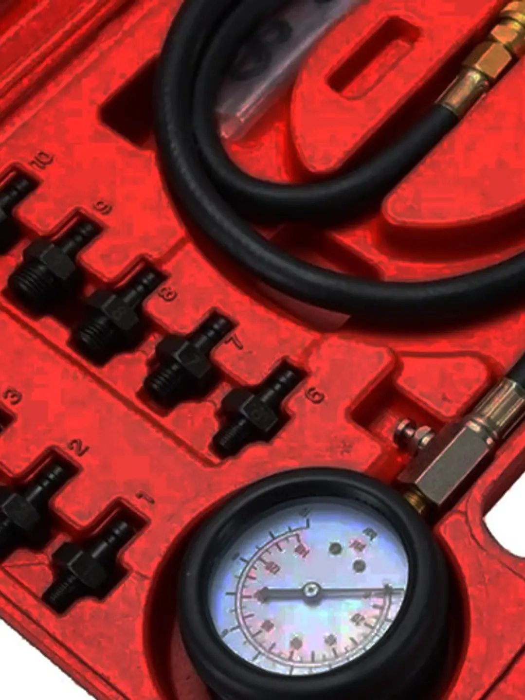 Kit Medidor Manómetro Presión De Aceite Automotriz Universal 4